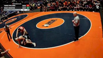 150 lbs Semis & 1st Wrestleback (8 Team) - Vance Williams, Woodstock (Marian) vs Noah Houston, Coal City