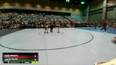 72-74 lbs Round 2 - Austin Miller, USA Gold vs Jayse Birakos, Oakdale