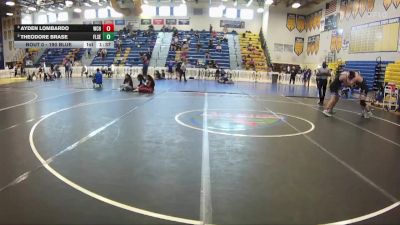 190 Blue Semifinal - Ayden Lombardo, Wellington Community Hs vs Theodore Brase, Fletcher Senior
