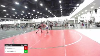 156 lbs Semifinal - Titus Degroat, No Team vs Quincy Kreutzer, Bear Cave WC