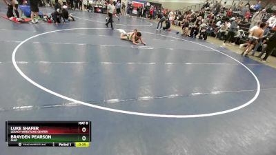 138 lbs Cons. Round 1 - Brayden Pearson, Ohio vs Luke Shafer, Legacy Wrestling Center