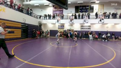 115 lbs Quarterfinal - Dawson McLean, Thermopolis vs Tucker McDonald, Powell Middle School