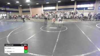 106 lbs Consi Of 8 #2 - Memphis Lewis, Team Lewis vs Logan Arenas, Lancers WC