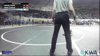 49 lbs Round Of 32 - Trenten Harris, Pin-King All Stars vs Creek Laughlin, Chickasha Wrestling