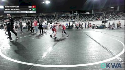 85 lbs Consi Of 8 #1 - Carson Fowler, Duncan Demon Wrestling vs Brady McDonald, Raw Wrestling Club