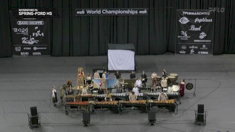 Spring-Ford HS "Royersford PA" at 2025 WGI Percussion/Winds World Championships