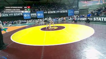 Girls 3A 145 lbs Semifinal - Kianna Gutierrez-Munoz, Hermiston (Girls) vs Joreena-Lynn Tupai, Lincoln (Tacoma) (Girls)