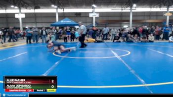 112 lbs Cons. Round 2 - Alivia Lombardo, Legacy Wrestling Acadamy vs Allie Parmer, Legacy Wrestling Acadamy