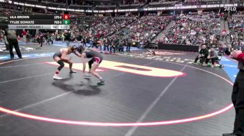 G115-5A Champ. Round 1 - Tylee Schultz, Pine Creek Girls vs Lila Brown, Lewis-Palmer Girls