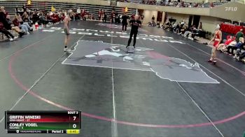 121 lbs Round 2 (4 Team) - Nathan Henderson, Holmen vs Aiden Silvers, Iowa Grant