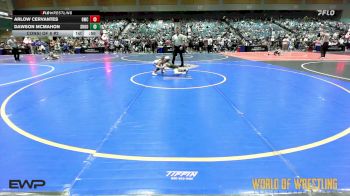 46 lbs Consi Of 8 #2 - Arlow Cervantes, Grizzly Wrestling Club vs Dawson McMahon, Shootbox