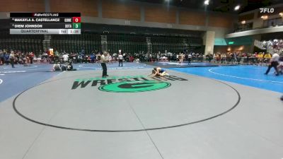 170 lbs Quarterfinal - Diem Johnson, South Tahoe vs Makayla A. Castellanoz, Golden West
