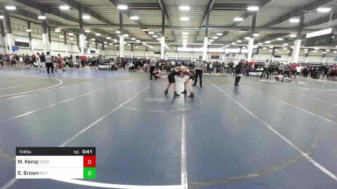 114 lbs 3rd Place - Max Kemp, Torotech vs Simon Brown, No Team