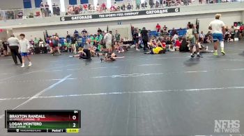 84 lbs Round 5 (6 Team) - Braxton Randall, U2 Upstate Uprising vs Logan Montero, Eagle Empire