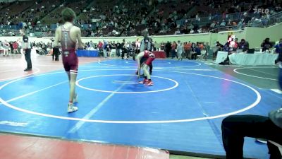 87 lbs Round Of 16 - Eden Davison, Mustang Middle School vs Gavin Chatham, Westmoore