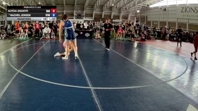 140 lbs Quarters - Alycia Aguayo, Idaho vs Rachel Jensen, Utah