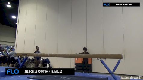 Ananda Brown - Beam, Gym World Of GA - 2017 Atlanta Crown Invitational