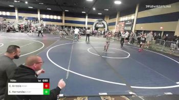 116 lbs Consolation - Christopher Arreola, Rough House vs Emiliano Hernandez, Hesperia HS