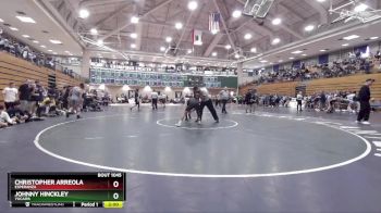 132 lbs Semifinal - Johnny Hinckley, Yucaipa vs Christopher Arreola, Esperanza