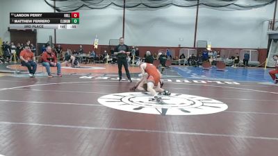 165 lbs 3rd Place - Landon Perry, Holliston vs Matthew Ferrero, East Longmeadow