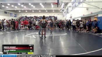 130 lbs Round 5 - Brock Kenney, Laguna Hills Hawkeye WC vs Eliana Garcia, Ontario