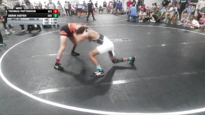 106 lbs Placement (4 Team) - Thomas Patterson, MF Dynasty vs Derik Kiefer, RWA Black