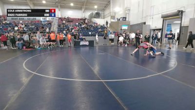 132 lbs Cons. Rd Of 16 - Cole Armstrong, Buzzsaw Wrestling Club vs Enzo Fabrizio, Bear Cave Wrestling Club