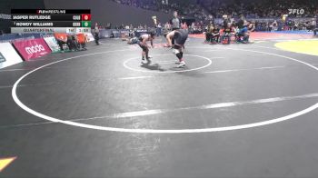 2A/1A Boys 144 Quarterfinal - Jasper Rutledge, Culver Boys vs Rowdy Williams, Oakridge Boys