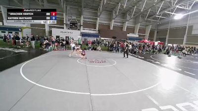 144 lbs Cons. Round 3 - Bracken Kentch, Syracuse Wrestling Club vs Kayden Maynard, Empire Wrestling Club