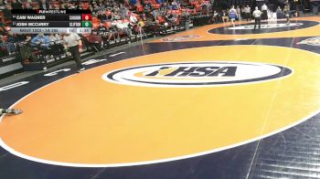 1A 285 lbs Cons. Round 1 - Cam Wagner, St. Joseph (S.J.-Ogden) vs Josh McCurry, Clifton (Central)