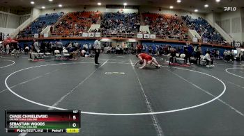 157 lbs Semifinal - Sebastian Woods, Calvert Hall College vs Chase Chmielewski, Calvert Hall College