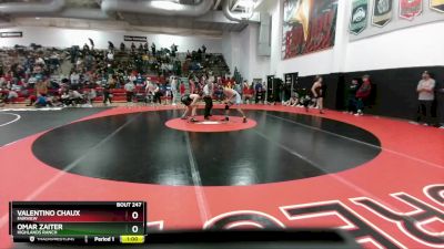150 lbs Cons. Round 1 - Valentino Chaux, Fairview vs Omar Zaiter, Highlands Ranch