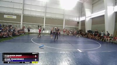 165 lbs Semis & 1st Wrestleback (8 Team) - Ty`Quavion Smart, Illinois vs Ryder Zdanczewicz, Wisconsin