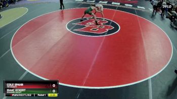 Cons. Round 3 - Isaac Eckert, Elkhorn Valley vs Cole Spahr, Tri County