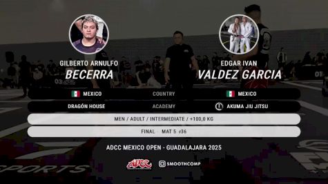 Gilberto Arnulfo Becerra vs Edgar Ivan Valdez Garcia 2025 ADCC Guadalajara Open