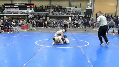 150 lbs Quarterfinal - Nicholas Genin, Newton South vs Caleb Appleyard, Barrington