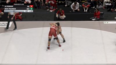 285 lbs Semis & 3rd Wb (16 Team) - Nick Feldman, Ohio State vs AJ Ferrari, Nebraska