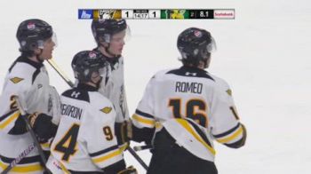 Lucas Romeo Scores In Dying Seconds Of Second Period To Even Score For Cape Breton