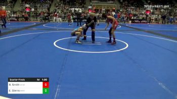 100 lbs Quarterfinal - Benjamin Smith, Warhawks vs Elijah Sierra, NM Matador Beast