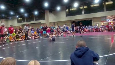 95 lbs Round 2 (6 Team) - Will Hodgin, Ironclad Koncrete Kids vs Weston Kirkpatrick, Rabbit WC