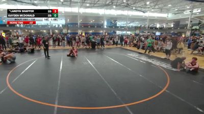 138 lbs Champ. Round 4 - Kayden Mcdonald, Unattached vs Landyn Shaffer, Unattached