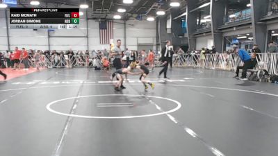 52 lbs Round 3 - 12:00pm Friday - Jordan Simone, All I See Is Gold vs Kaid Mcmath, Florida Elite