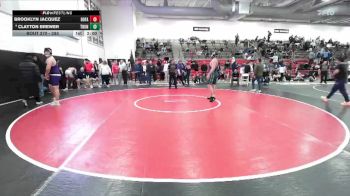 285 lbs Champ. Round 2 - Brooklyn Jacquez, Holy Family vs Clayton Brewer, ThunderRidge