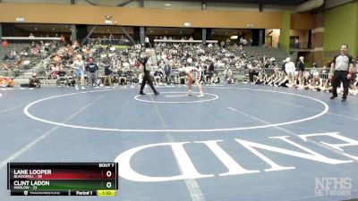 150 lbs Finals (8 Team) - Clint Ladon, MARLOW vs Lane Looper, BLACKWELL