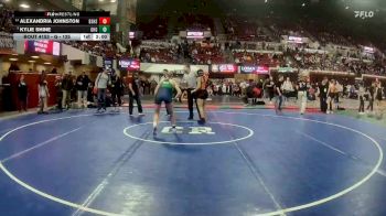 G - 125 lbs Champ. Round 2 - Kylie Shine, Glacier (Kalispell) Girls vs Alexandria Johnston, Billings Senior High School Girls
