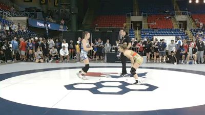130 lbs Champ. Rd Of 32 - Lilly May, Nevada vs Sydney Cannon, Illinois