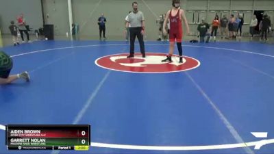 187 lbs 5th Place Match - Garrett Nolan, Machine Shed Wrestling vs Aiden Brown, River City Wrestling LLC