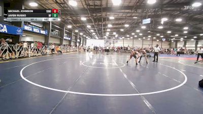 113 lbs Rr Rnd 3 - Michael Johnson, TDWC Maniacs Blue - HSB vs Javen Russo, MF Dynasty - HSB