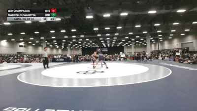 132 lbs Cons. Rd Of 64 - Marcello Calavitta, Esperanza High School Wrestling vs Leo Champagne, Nor Cal Take Down Wrestling Club