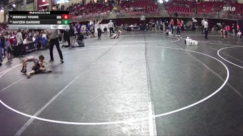 62 lbs Cons. Round 4 - Jedidiah Young, Nebraska Wrestling Academy vs Hayzen Gardine, FoxFit